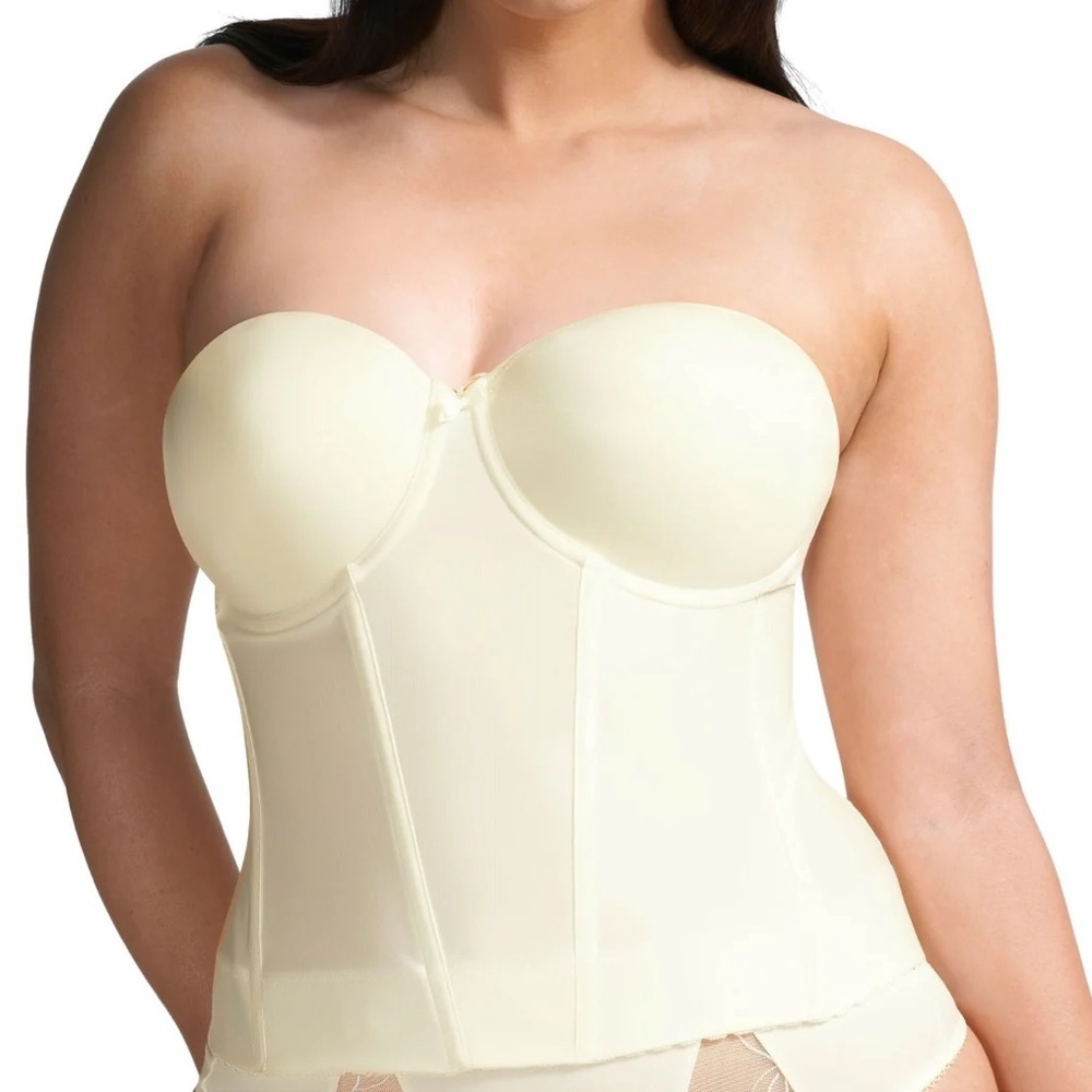 Elomi white cream corset top